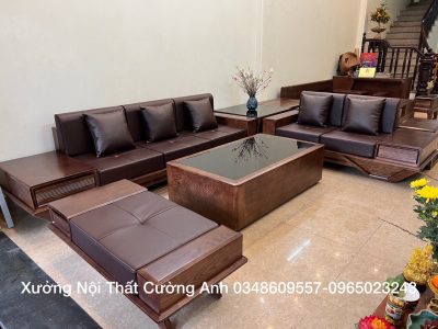 Sofa Gỗ Phòng Khách Cao Cấp CAN6