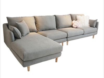 Ghế sofa bọc vải góc L sang trọng SFL-08