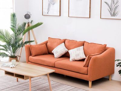 Sofa văng nỉ kèm đệm giá rẻ hiện đại 1m8