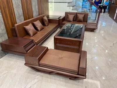 Mẫu Sofa Gỗ Phòng Khách new CA01