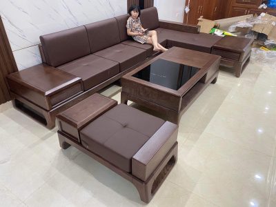 Mẫu Sofa Gỗ Phòng Khách new CA12