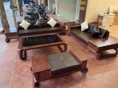 Mẫu Sofa Gỗ Phòng Khách new CA02