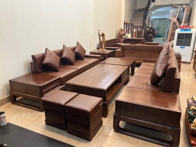 Mẫu Sofa Gỗ Phòng Khách new CA04