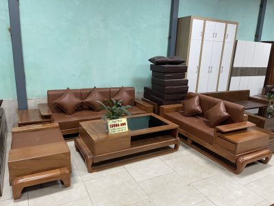 Mẫu Sofa Gỗ Phòng Khách new CA06